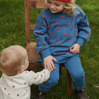 Piper Cardigan - Raspberry Print