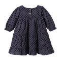 Elliot Dress - Violet Polka Dot Print