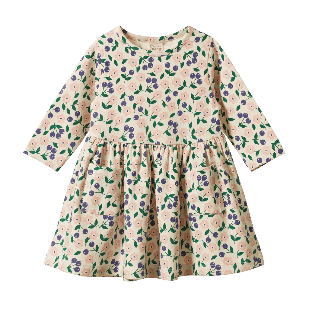 Long Sleeve Twirl Dress - Grande Briarwood Print