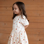 Saturday Dress - Petite Flora Stamp Print