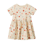 Saturday Dress - Petite Flora Stamp Print
