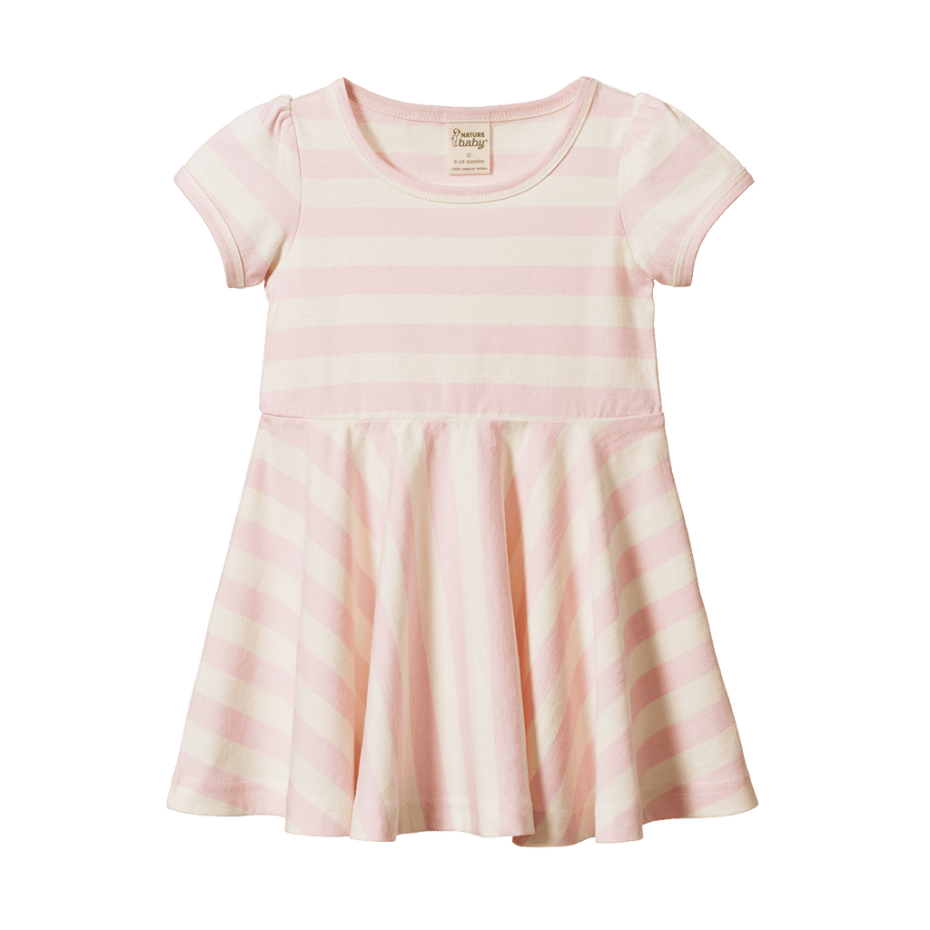 Nature Baby Seaside Dress - Cotton Candy Stripe