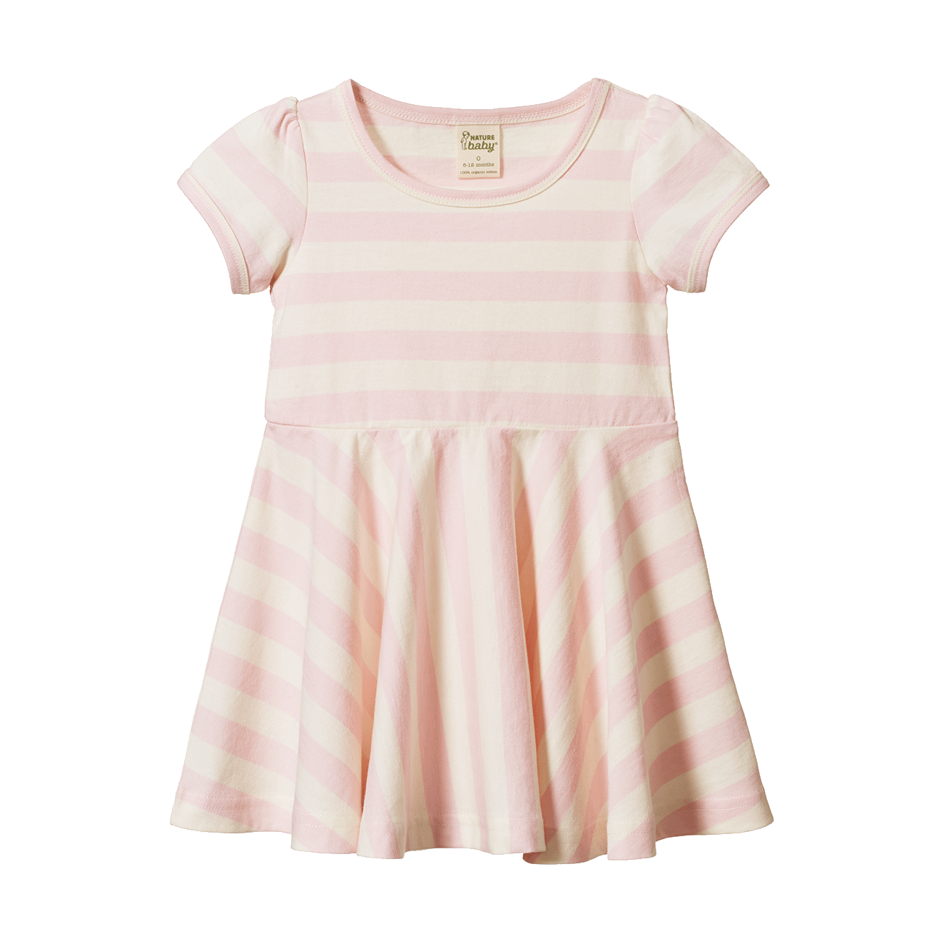 Nature Baby Seaside Dress - Cotton Candy Stripe