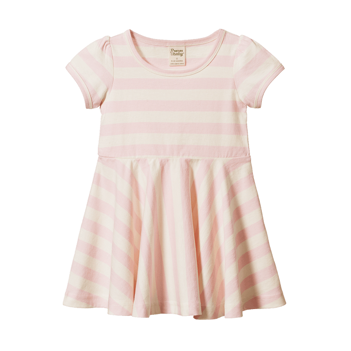 Nature Baby Seaside Dress - Cotton Candy Stripe
