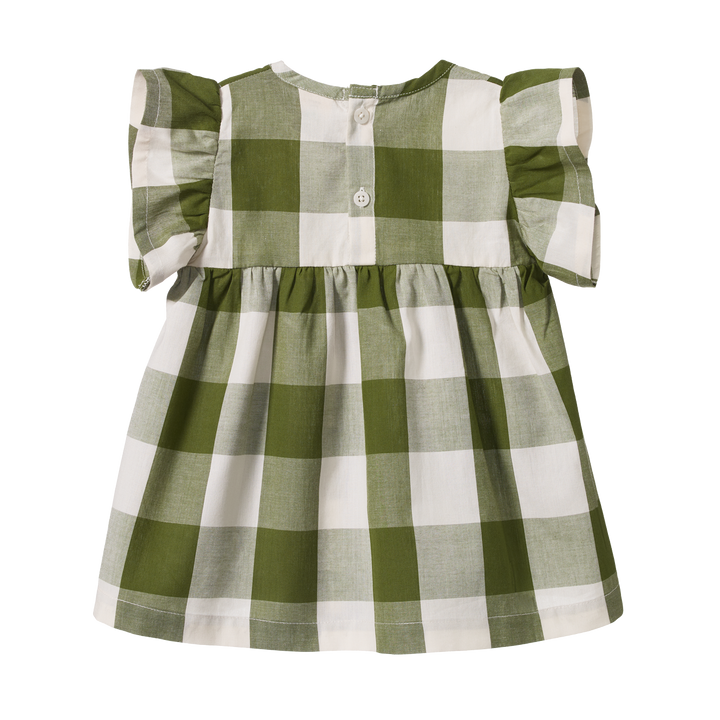 Nature Baby Bonnie Dress - Jungle Check