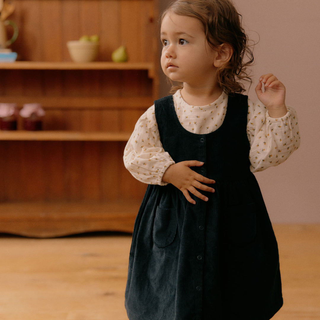 Nature Baby Amelia Pinafore - Navy