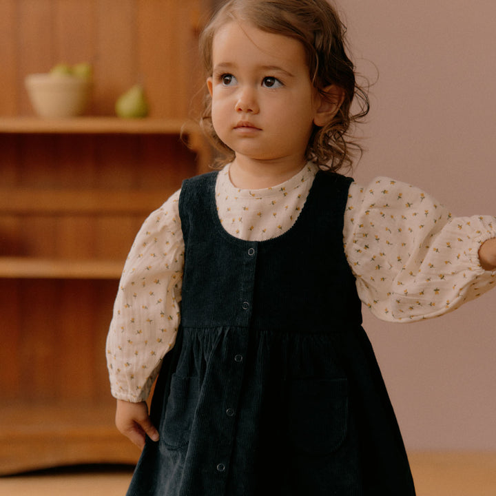 Nature Baby Amelia Pinafore - Navy