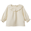 Ruffle Cameron Blouse - Natural