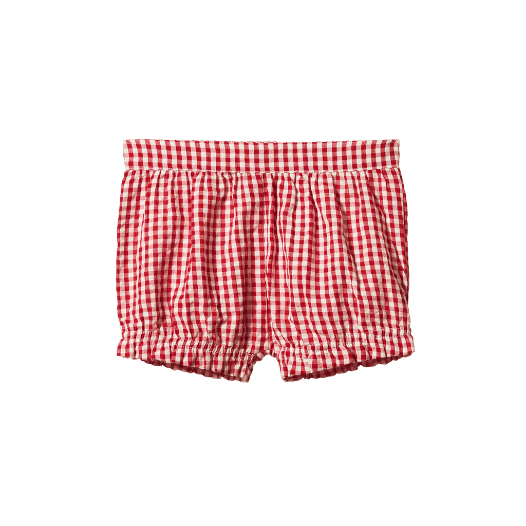 Nature Baby Betty Shorts - Red Check