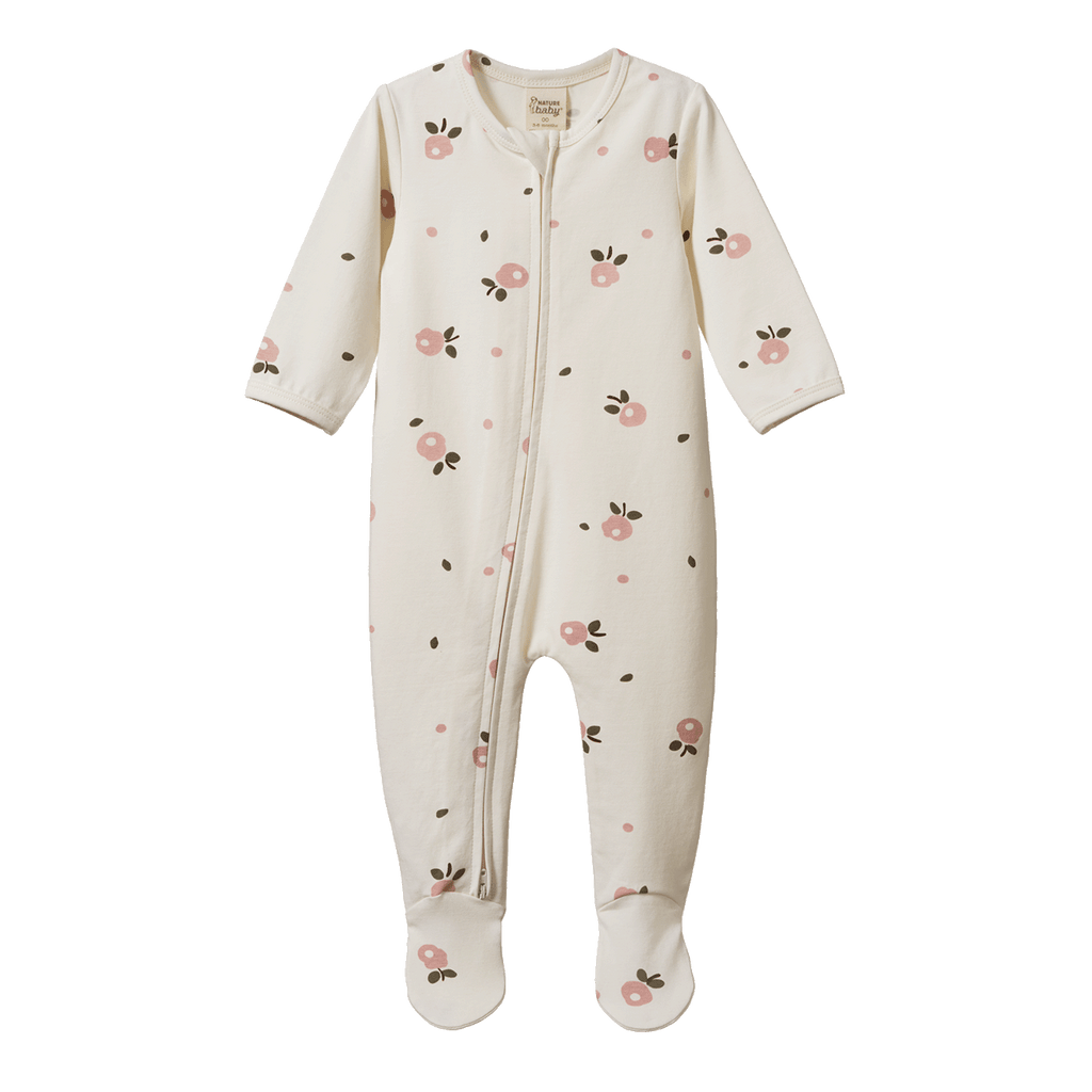 Nature Baby Dreamlands Suit - Posey Blossom Peach