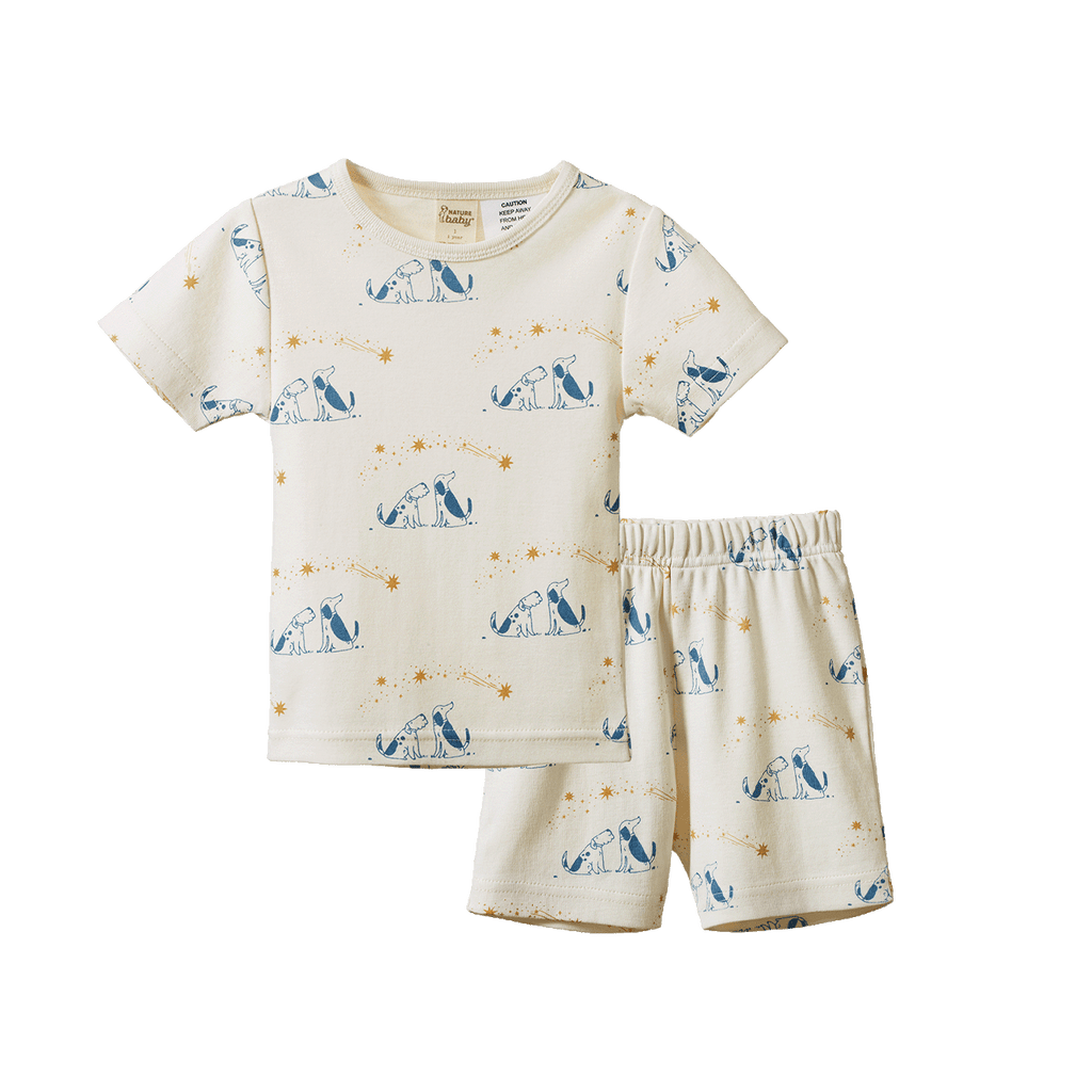 Shortie Pyjama Set - Dog Dream Print