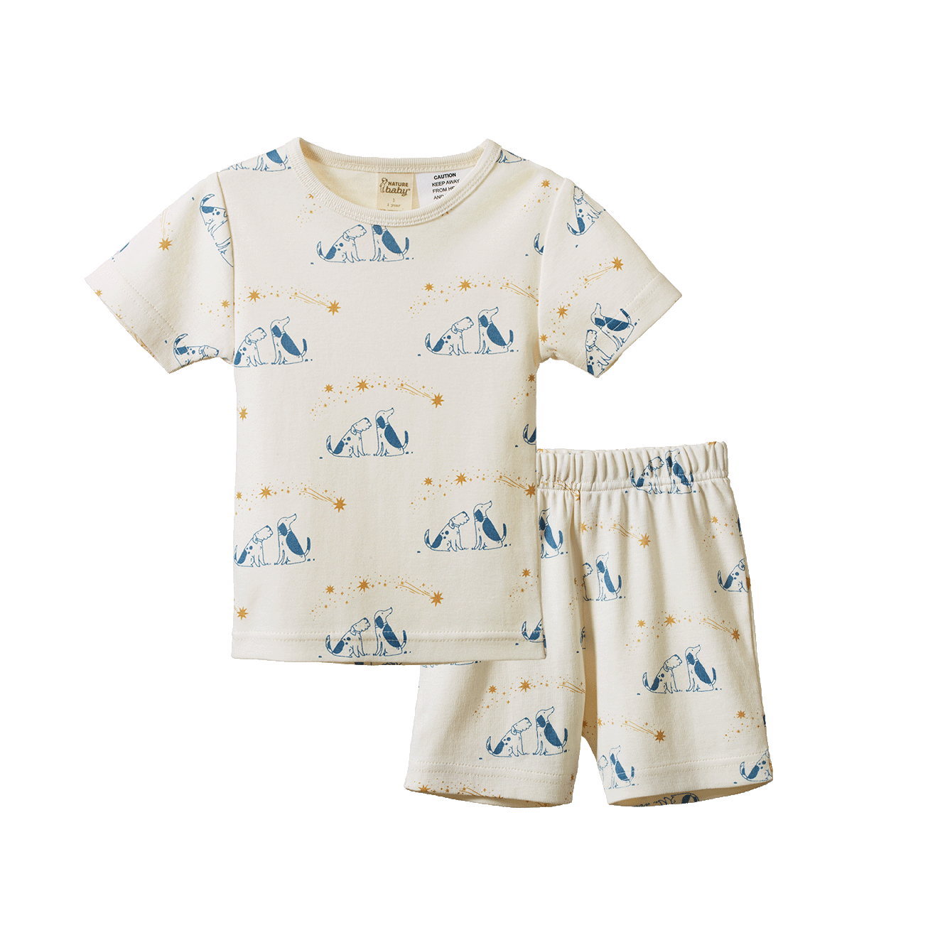Shortie Pyjama Set - Dog Dream Print