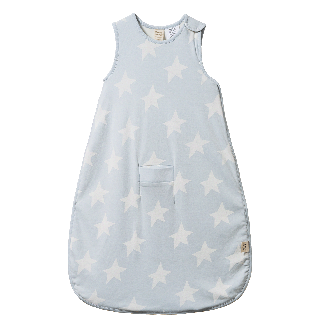 Nature Baby Organic Cotton Sleeping Bag - Magic Blue Print