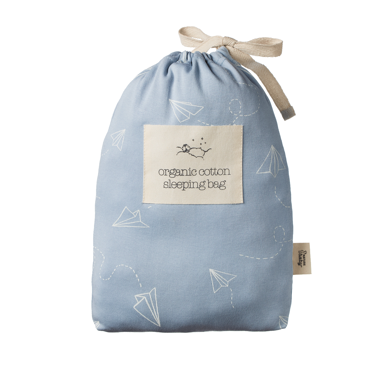 Organic Cotton Sleeping Bag - Paper Planes Print