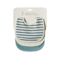 Dribble Bibs 3 Pack - Powder Blue/Natural