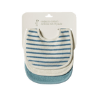 Dribble Bibs 3 Pack - Powder Blue/Natural