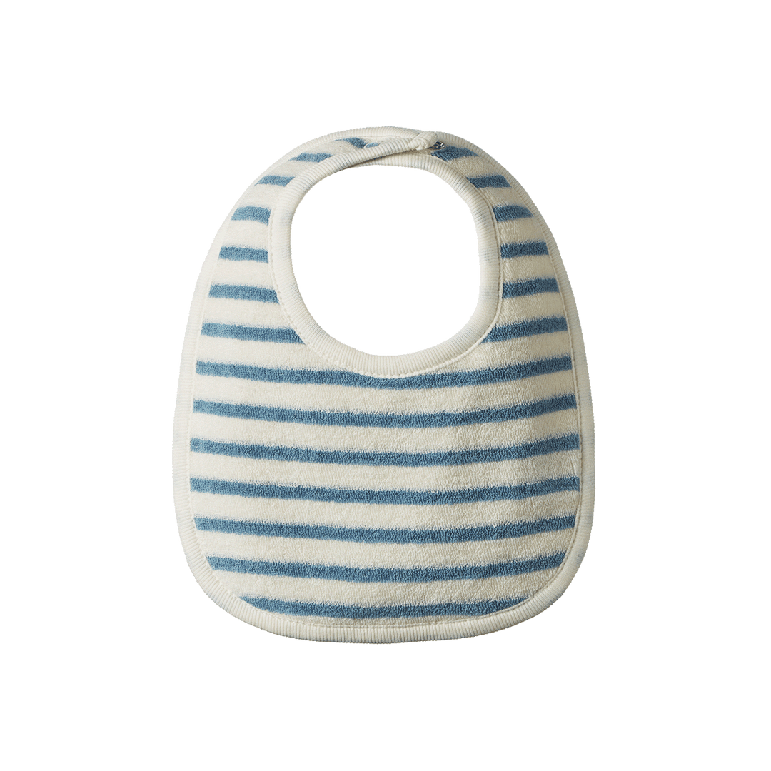 Nature Baby Dribble Bibs 3 Pack - Powder Blue/Natural
