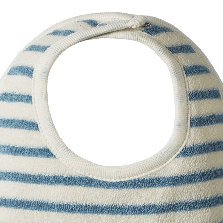 Nature Baby Dribble Bibs 3 Pack - Powder Blue/Natural