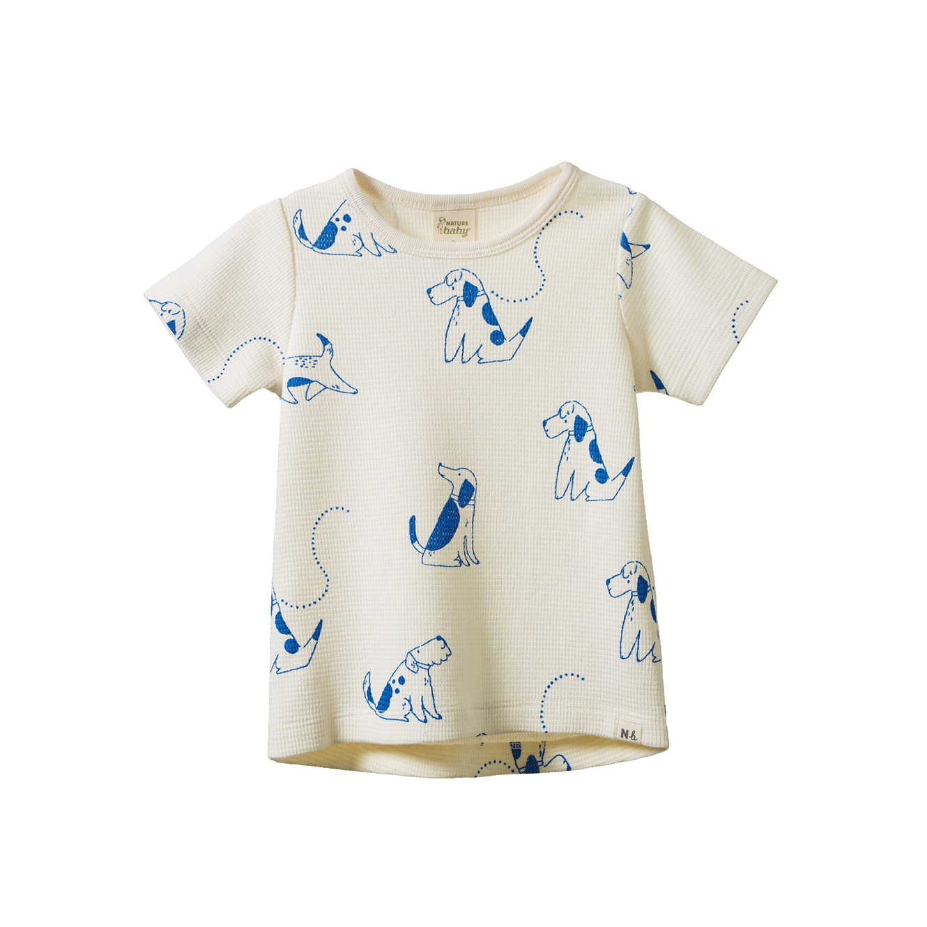 River Tee Waffle - Dog Walk Print