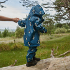 Raincoat - Puffin Teal Print