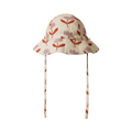 Crinkle Muslin Sunhat - Fleurette Print