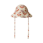 Crinkle Muslin Sunhat - Fleurette Print