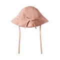 Crinkle Muslin Sunhat - Rose Dust