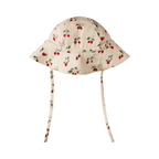 Crinkle Muslin Sunhat - Strawberry Blush