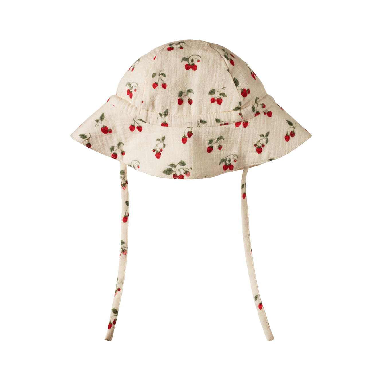 Nature Baby Crinkle Muslin Sunhat - Strawberry Blush