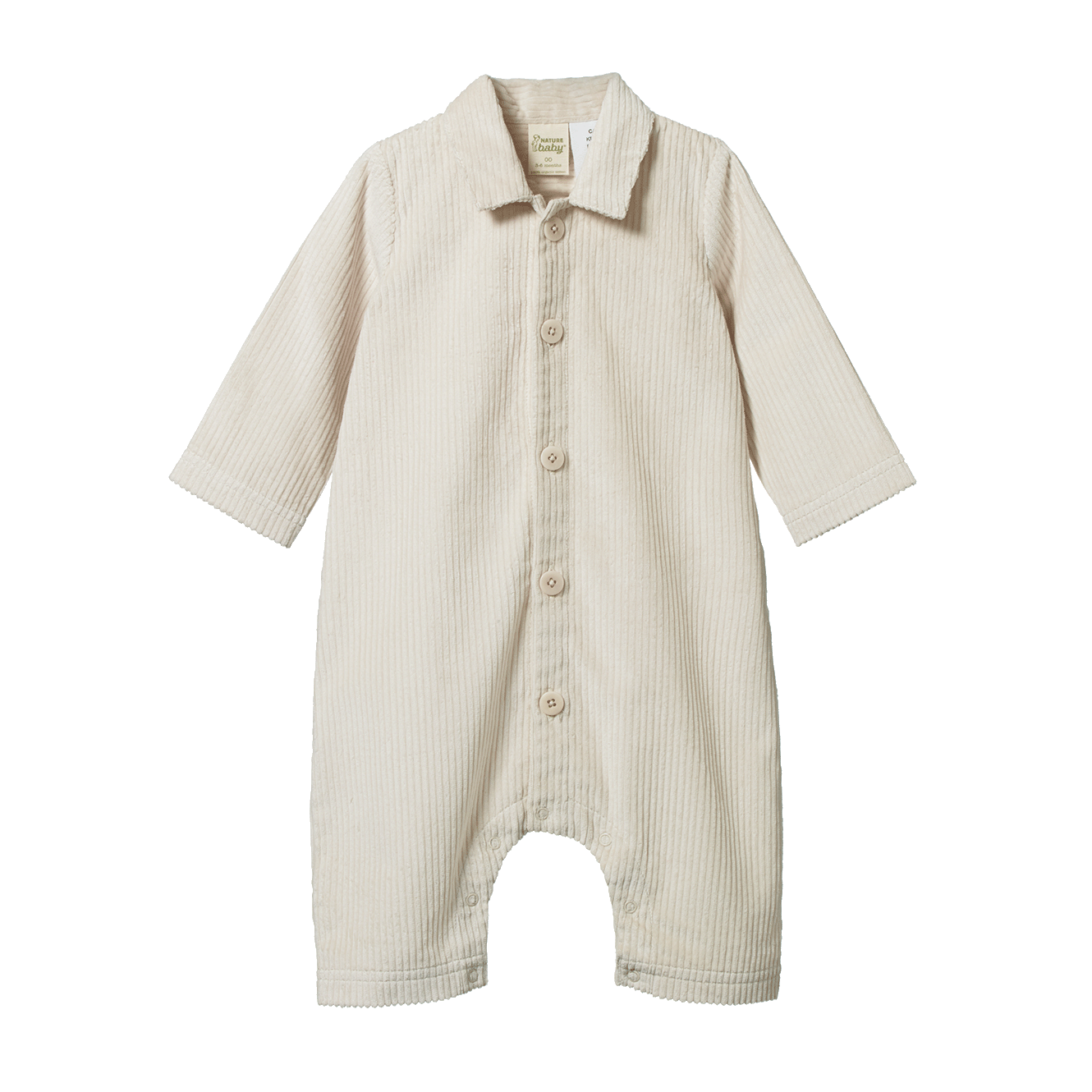 Walter Romper Cord - Ecru
