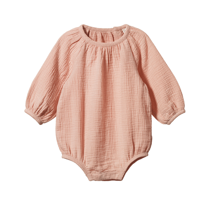 Nature Baby Meadow Bodysuit - Rose Dust