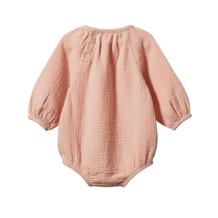 Nature Baby Meadow Bodysuit - Rose Dust