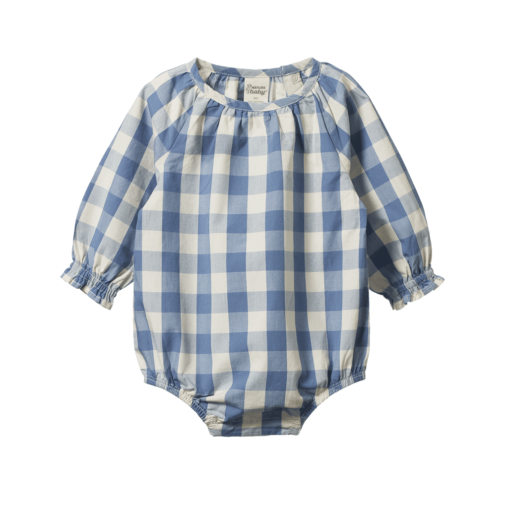 Meadow Bodysuit Gingham - Bluebelle Check