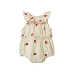 Plum Suit Muslin - Red Flora