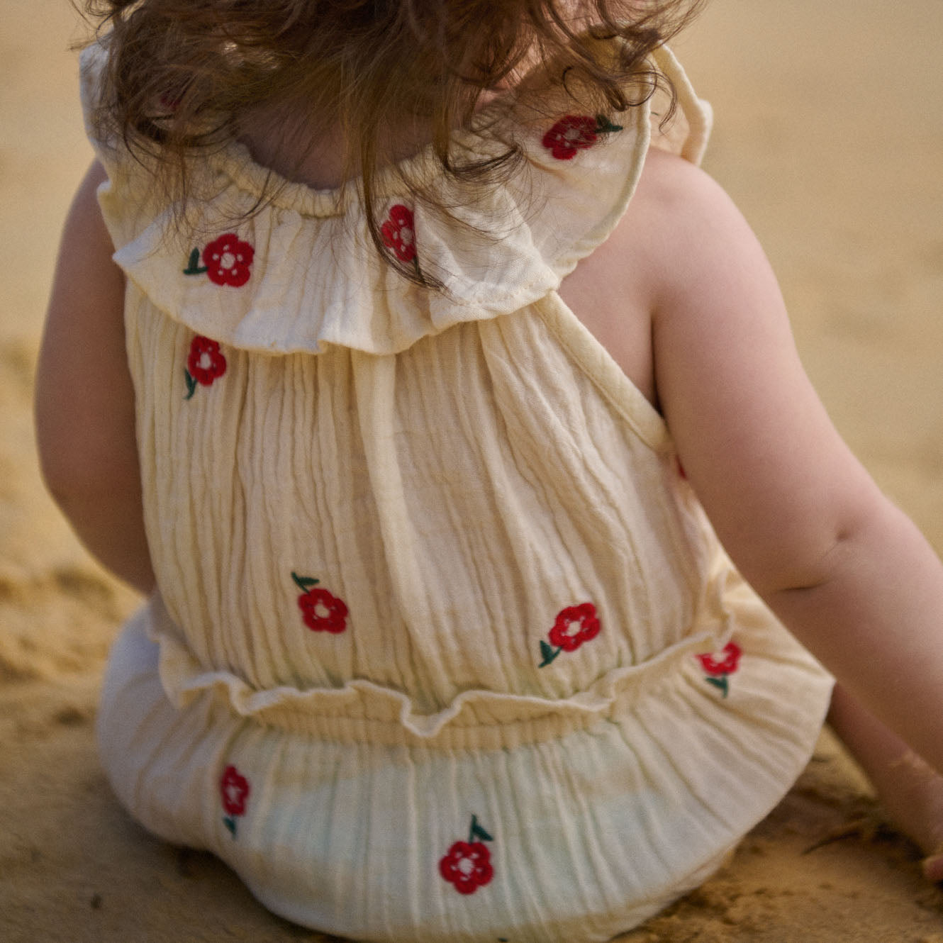 Plum Suit Muslin - Red Flora