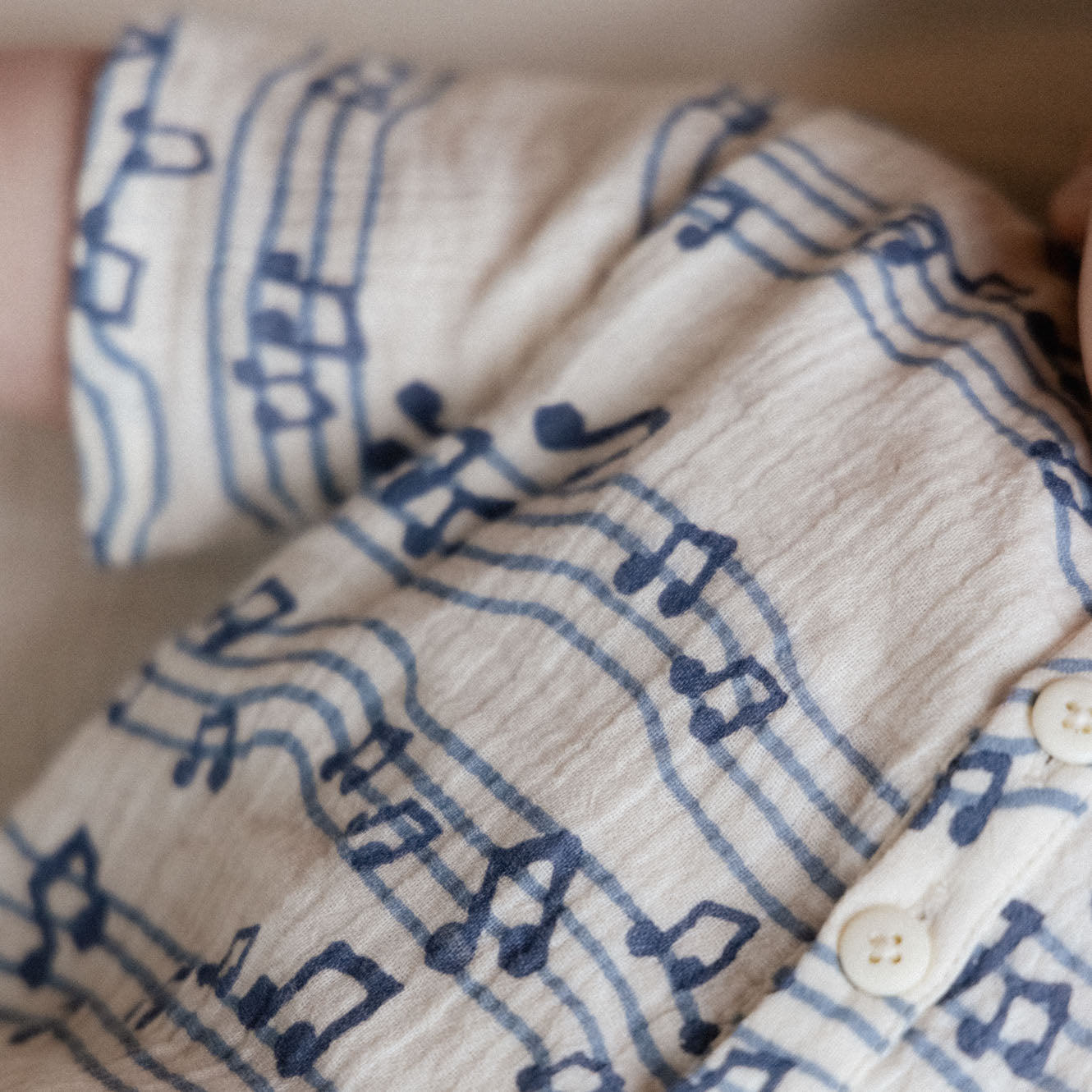 Guthrie Shirt Muslin - Rhythm Print