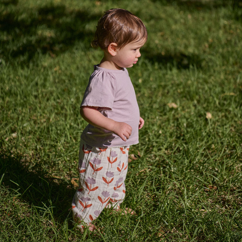 Daphne Pants Muslin - Fleurette Print