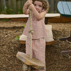 Petal Top - Dandelion Gingham