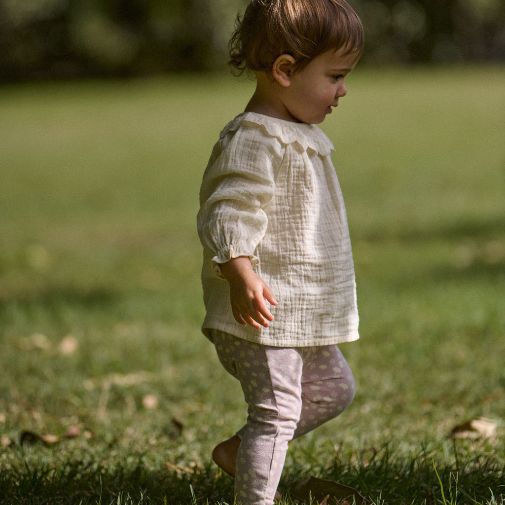 Leggings - Dandelion Lilac Print
