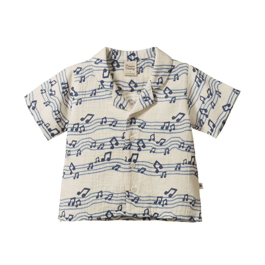 Guthrie Shirt Muslin - Rhythm Print