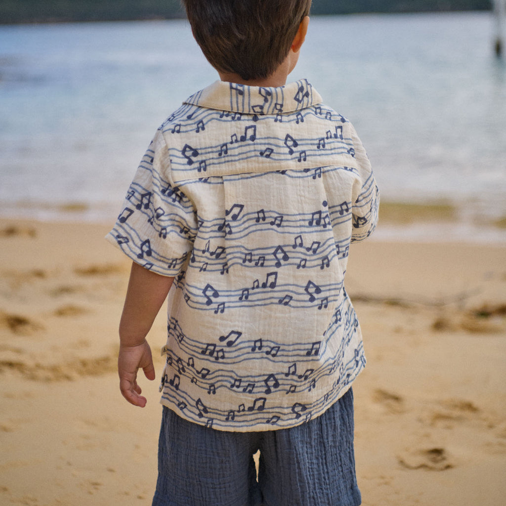 Guthrie Shirt Muslin - Rhythm Print