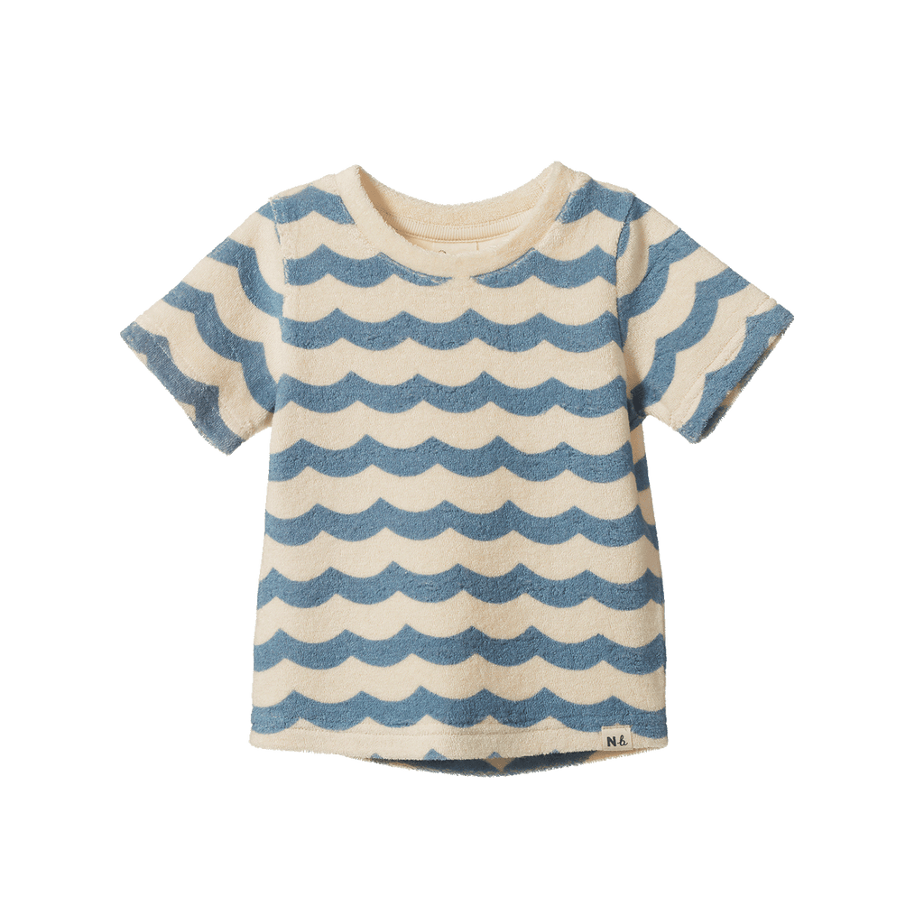 River Tee Terry - Waves Print