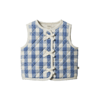 Marlo Quilted Vest - Bluebelle Check