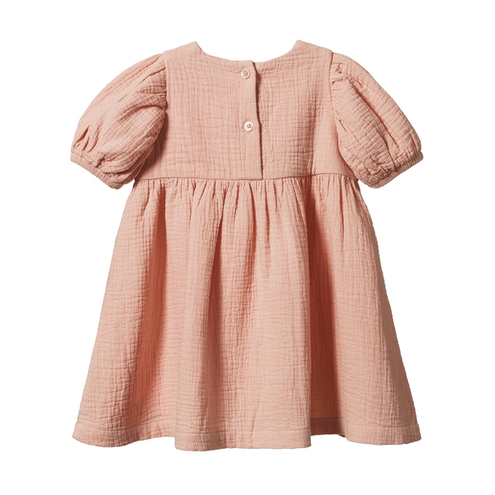 Nature Baby Albertine Dress - Rose Dust