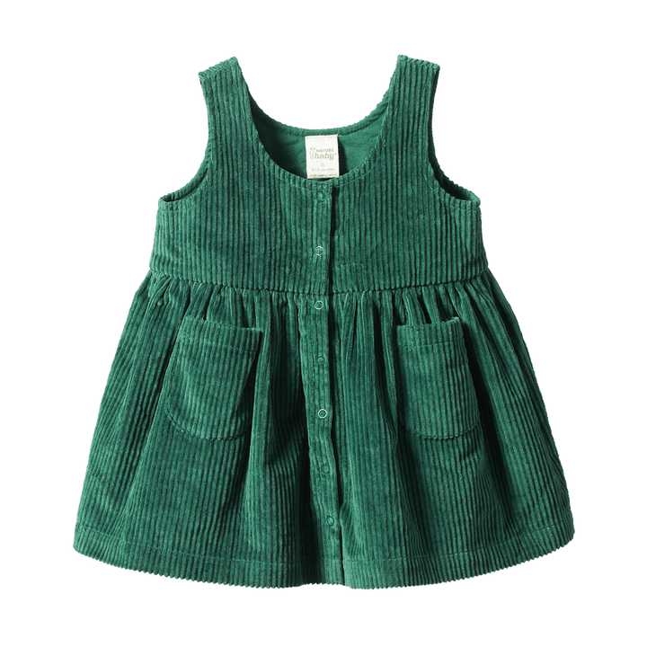 Nature Baby Amelia Pinafore - Pine