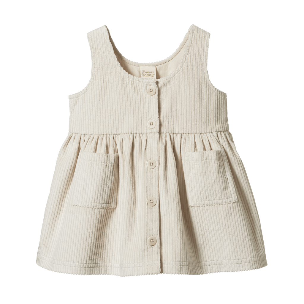 Willa Pinafore - Ecru