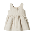 Willa Pinafore - Ecru