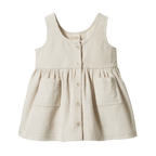 Willa Pinafore - Ecru