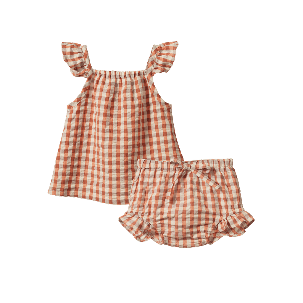 Petal Set Gingham - Dandelion Gingham