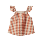 Petal Top - Dandelion Gingham